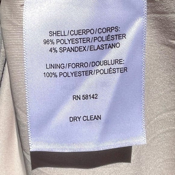 🌻NEW w.tag Maggy London Contrast Stitch Fit & Flare Scuba Crepe Dress Size 8 - Picture 10 of 11